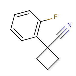 1-(2-氟苯基)环丁烷甲腈结构式_28049-63-0结构式
