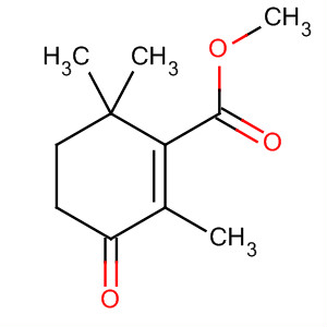 3-氧代-2,6,6-三甲基-1-环己烯-1-羧酸甲酯结构式_28120-76-5结构式