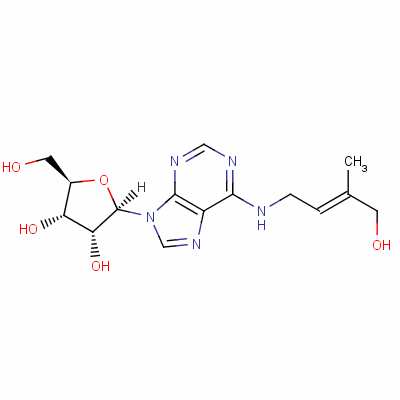 玉米素核糖甙同分异构体混合物结构式_28542-78-1结构式