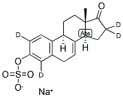 烯雌酮硫酸钠-d4结构式_285979-81-9结构式