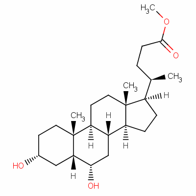 猪去氧胆酸甲酯结构式_2868-48-6结构式
