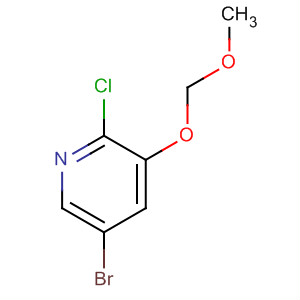 5-溴-2-氯-3-(甲氧基甲氧基)吡啶结构式_286946-78-9结构式