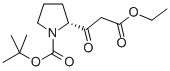 (R)-2-(2-乙氧基羰基-乙酰基)-吡咯烷-1-羧酸叔丁酯结构式_287107-87-3结构式