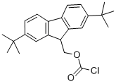 2,7-二叔丁基-9-芴甲基氯甲酸酯结构式_287381-46-8结构式