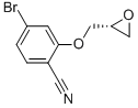 (R)-4-溴-2-(环氧乙烷-2-甲氧基)苯甲腈结构式_288067-41-4结构式