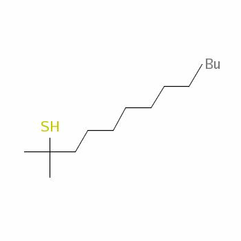 2-甲基-2-十三烷硫醇结构式_28983-37-1结构式