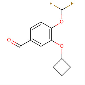3-环丁氧基-4-二氟甲氧基-苯甲醛结构式_290307-39-0结构式