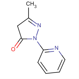 2,4-二氢-5-甲基-2-(2-吡啶)-3H-吡唑-3-酮结构式_29211-49-2结构式