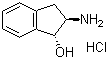 (1R,2R)-1-羟基-2,3-二氢-1H-茚-2-氯化铵结构式_29365-65-9结构式