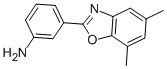 3-(5,7-二甲基-苯并噁唑-2-基)-苯胺结构式_293737-69-6结构式