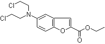 5-[双(2-氯乙基)氨基]-2-苯并呋喃羧酸乙酯结构式_294174-66-6结构式