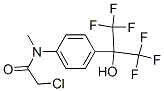 2-氯-N-(4-(1,1,1,3,3,3-六氟-2-羟基丙烷-2-基)苯基)-N-甲基乙酰胺结构式_294196-95-5结构式