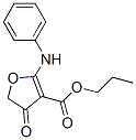 3-Furancarboxylic acid,4,5-dihydro-4-oxo-2-(phenylamino)-,propyl esterStructure,296796-43-5Structure 3-Furancarboxylic acid,4,5-dihydro-4-oxo-2-(phenylamino)-,propyl ester Structure,296796-43-5Structure