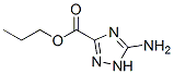 (9ci)-5-氨基-1H-1,2,4-噻唑-3-羧酸丙酯结构式_297149-39-4结构式