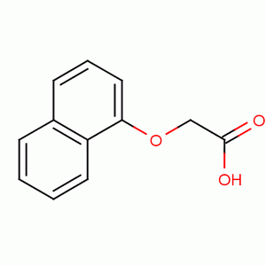 1-萘氧基乙酸结构式_2976-75-2结构式