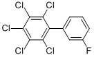 3-氟-2,3,4,5,6-五氯联苯结构式_29779-02-0结构式