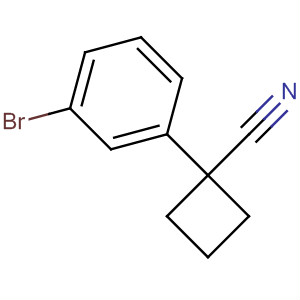 1-(3-溴苯基)环丁烷甲腈结构式_29786-38-7结构式