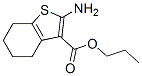2-氨基-4,5,6,7-四氢-1-苯并噻吩-3-羧酸丙酯结构式_302561-09-7结构式