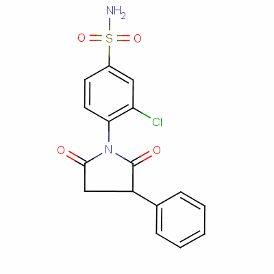 3-氯-4-(2,5-二氧代-3-苯基吡咯烷-1-基)苯磺酰胺结构式_30279-49-3结构式