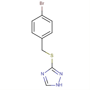 5-[[(4-溴苯基)甲基]硫代]-1H-1,2,4-噻唑结构式_302804-67-7结构式