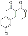 2-[(3-氯苯基)甲基]-3-氧代丁酸乙酯结构式_30292-75-2结构式