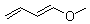 1-甲氧基-1,3-buta二ene结构式_3036-66-6结构式
