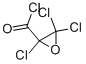 Oxiranecarbonyl chloride, trichloro-(9ci) Structure