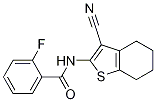 N-(3-氰基-4,5,6,7-四氢苯并[b]噻吩-2-基)-2-氟苯甲酰胺结构式_304884-83-1结构式