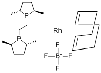 (+)-1,2-Bis((2R,5R)-2,5-dimethylphospholano)ethane(cyclooctadiene)rhodium(I) tetrafluoroborateStructure,305818-67-1Structure (+)-1,2-Bis((2R,5R)-2,5-dimethylphospholano)ethane(cyclooctadiene)rhodium(I) tetrafluoroborate Structure,305818-67-1Structure