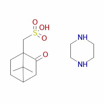 Piperazine 2-oxobornane-10-sulphonateStructure,30583-08-5Structure Piperazine 2-oxobornane-10-sulphonate Structure,30583-08-5Structure