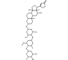 甲地高辛结构式_30685-43-9结构式