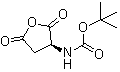 Boc-L-天冬氨酸酐结构式_30750-74-4结构式