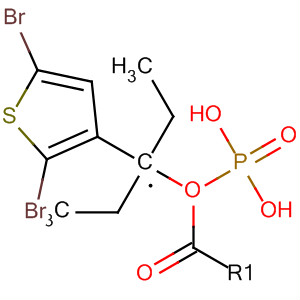 (2,5-二溴噻吩-3-基)甲基磷酸二乙酯结构式_30807-49-9结构式