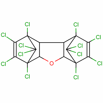 1,2,3,4,6,7,8,9,10,10,11,11-Dodecachloro-1,4,4a,5a,6,9,9a,9b-octahydro-1,4:6,9-dimethanodibenzofuranStructure,31107-44-5Structure 1,2,3,4,6,7,8,9,10,10,11,11-Dodecachloro-1,4,4a,5a,6,9,9a,9b-octahydro-1,4:6,9-dimethanodibenzofuran Structure,31107-44-5Structure