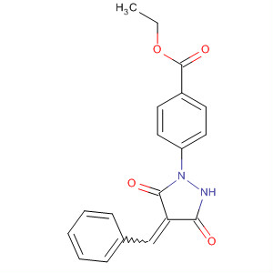 4-(4-亚苄基-3,5-二氧代-吡唑啉-1-基)-苯甲酸乙酯结构式_311783-55-8结构式