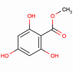 2,4,6-三羟基苯甲酸甲酯结构式_3147-39-5结构式