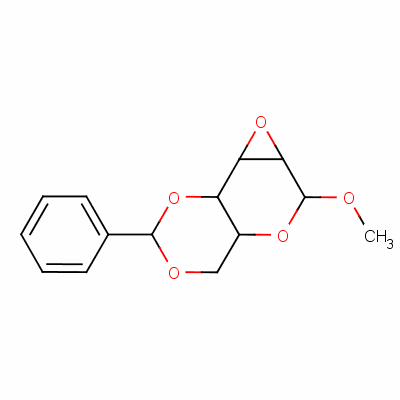 2,3-脱水-4,6-o-亚苄基-alpha-d-吡喃阿洛糖甙甲酯结构式_3150-15-0结构式