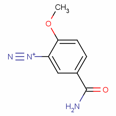 5-氨基甲酰-2-甲氧基偶氮苯结构式_31599-32-3结构式