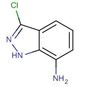 3-氯-1H-吲唑-7-胺结构式_316810-88-5结构式