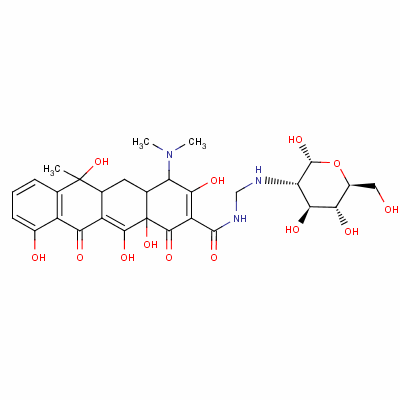 甲葡环素结构式_31770-79-3结构式