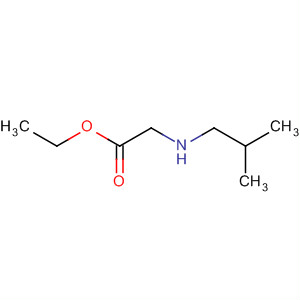 异丁基氨基-乙酸乙酯结构式_3182-87-4结构式
