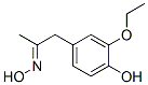 (9Ci)-1-(3-乙氧基-4-羟基苯基)-2-丙烷酮肟结构式_319913-91-2结构式