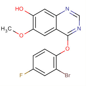 4-(2-溴-4-氟苯氧基)-7-羟基-6-甲氧基喹唑啉结构式_320366-01-6结构式
