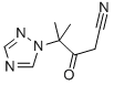 4-Methyl-3-oxo-4-(1h-1,2,4-triazol-1-yl)pentanenitrileStructure,320420-58-4Structure 4-Methyl-3-oxo-4-(1h-1,2,4-triazol-1-yl)pentanenitrile Structure,320420-58-4Structure