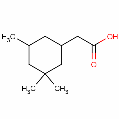 Cyclohexaneacetic acid, 3,3,5-trimethyl-Structure,3213-73-8Structure Cyclohexaneacetic acid, 3,3,5-trimethyl- Structure,3213-73-8Structure