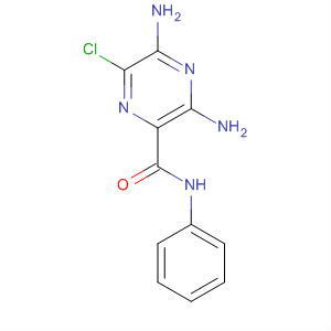 3,5-二氨基-6-氯-N-苯基-2-吡嗪羧酰胺结构式_32209-55-5结构式