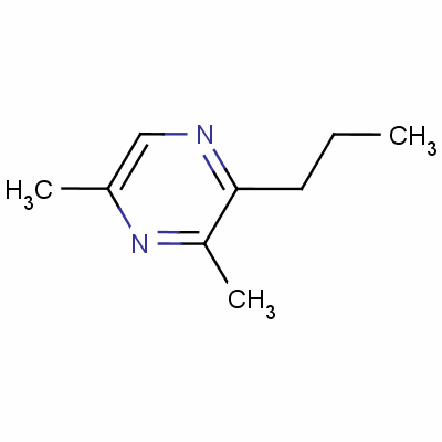 3,5-二甲基-2-丙基吡嗪结构式_32350-16-6结构式