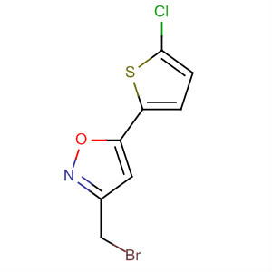 3-(溴甲基)-5-(5-氯-2-噻吩)异噁唑结构式_323594-39-4结构式