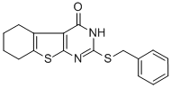 2-苄基硫代-5,6,7,8-四氢-[1]-苯并噻吩并[2,3-d]嘧啶-4(1h)-酮结构式_324036-21-7结构式