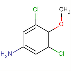 3,5-二氯-4-甲氧基苯胺结构式_32407-11-7结构式